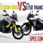 honda transalp 750 vs v strom 800de spec comapro