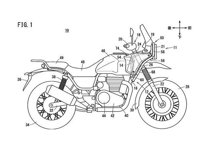 honda upcoming adventure bike patent image leaked