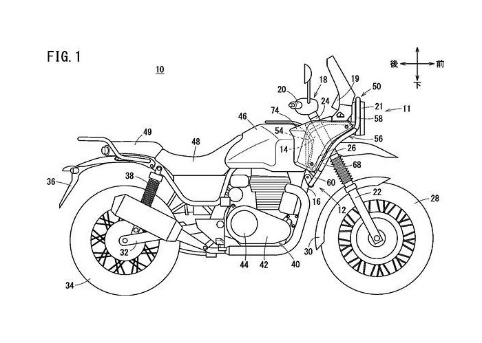 honda upcoming adventure bike patent image leaked