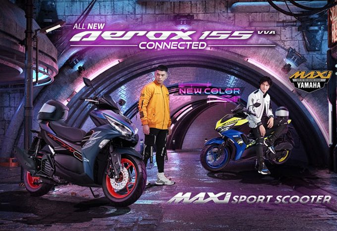 yamaha aerox 155 gets new color