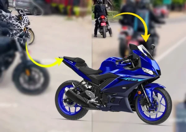 yamaha r3 spotted in india