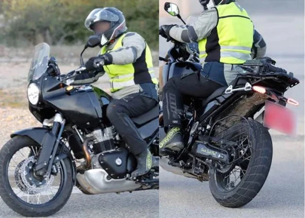 മുഖം മുടിയില്ലാതെ ഹിമാലയൻ 750 , royal enfield himalayan 750 spotted