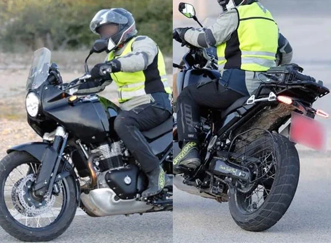 മുഖം മുടിയില്ലാതെ ഹിമാലയൻ 750 , royal enfield himalayan 750 spotted